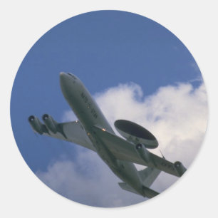 Sticker Rond Avion AWACS de sentinelle E-3A de l'OTAN