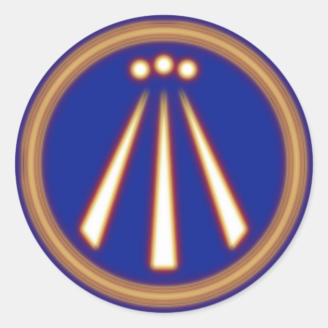 Sticker Rond Awen (Glossaire) (Devant)