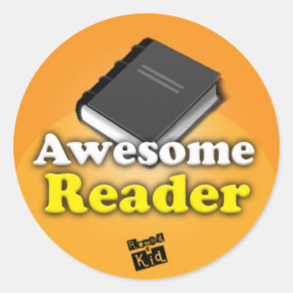 Sticker Rond Awesome Reader (ensemble de 20)