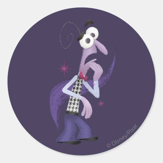 Sticker Rond Ayez peur (Devant)