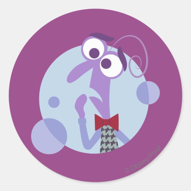 Sticker Rond Ayez peur (Devant)