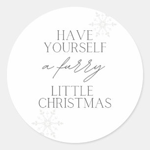 Sticker Rond Ayez-vous un Noël furieux