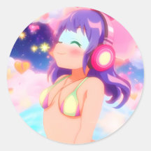 Sticker rond Ayumi Stellargroove #05