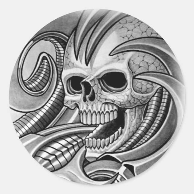 STICKER ROND B & G (Devant)