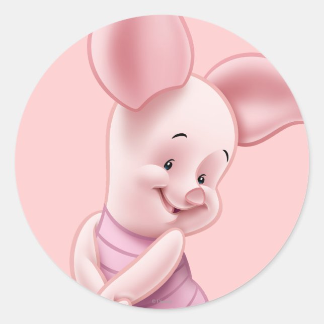 Sticker Rond Baby Piglet (Devant)