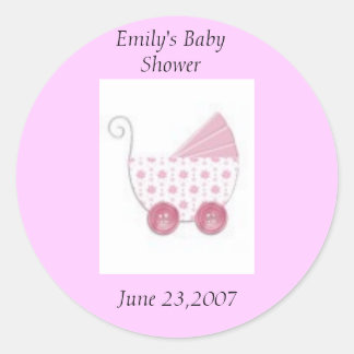 Sticker Rond Baby shower