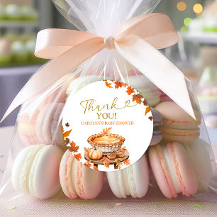 Sticker Rond Baby Shower Cutie Pie