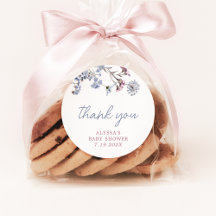 Baby shower de Fleur sauvage Vintage violet
