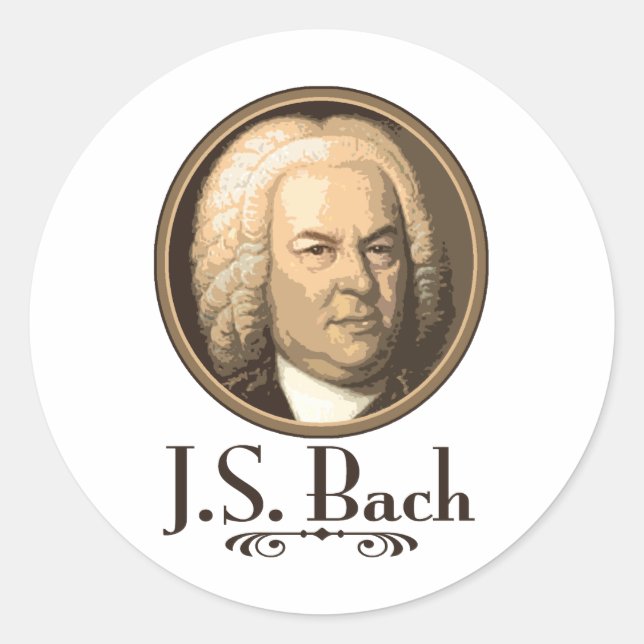 Sticker Rond Bach (Devant)