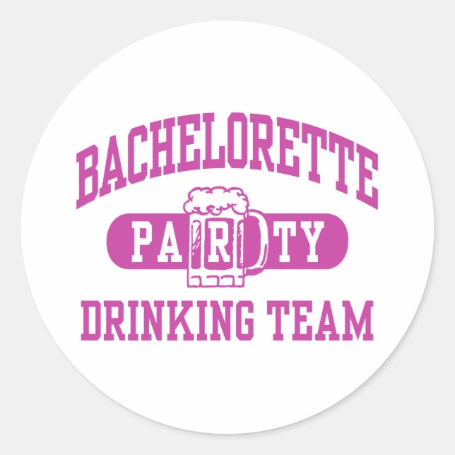Sticker Rond Bachelorette (Devant)