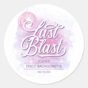 Sticker Rond Bachelorette Disco dernier Blast ID928
