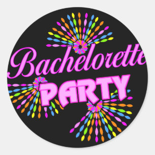 Sticker Rond Bachelorette Party cadeau