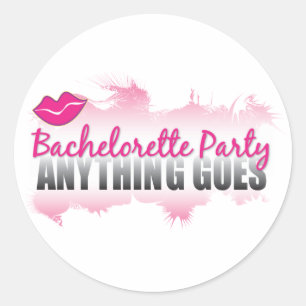 Sticker Rond Bachelorette Party - Tout Va !