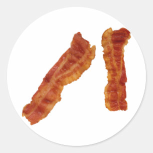Sticker Rond Bacon