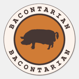 Sticker Rond Bacontarien
