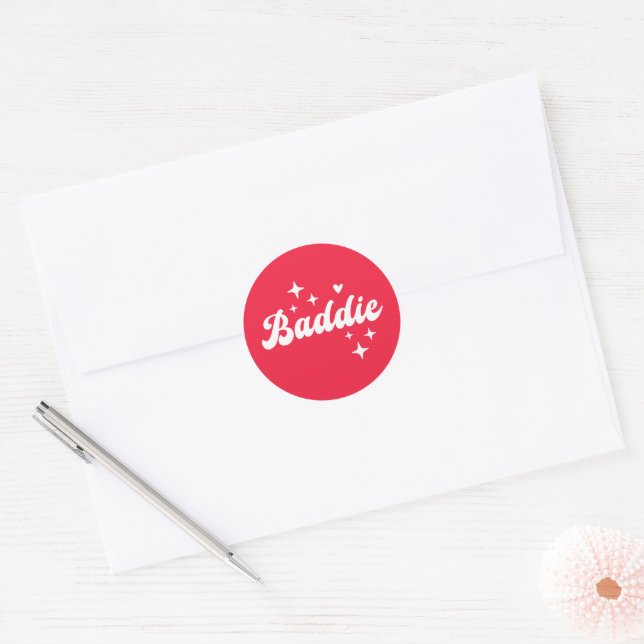 Sticker Rond Baddie (Enveloppe)