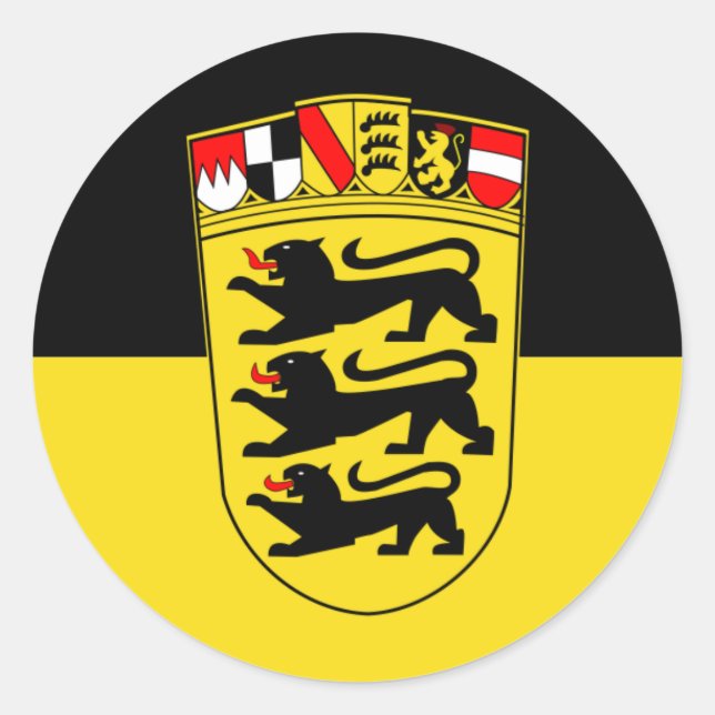Sticker Rond Bade-Wurtemberg (Devant)