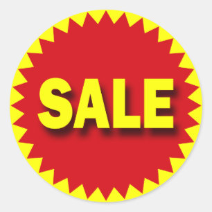 STICKER ROND BADGE DE DÉTAIL - VENTE