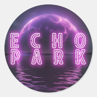 Sticker Rond badge ECHO PARK NIGHtKLUB