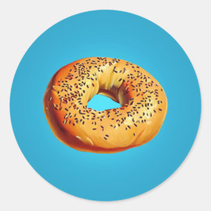 Sticker Rond Bagel