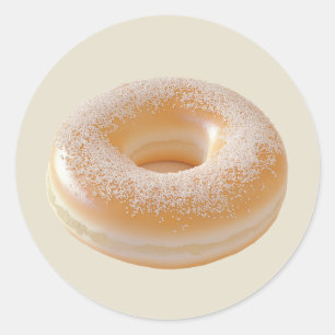 Sticker Rond Bagel classique salé