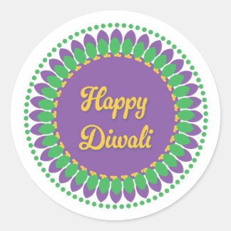 Sticker Rond Baguette Diwali