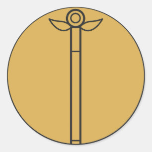 Sticker Rond Baguette magique