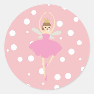 Sticker Rond Baguette rond classique pour fée de sucre de prune