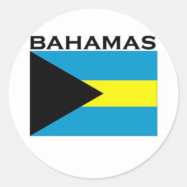 Sticker Rond Bahamas (Devant)