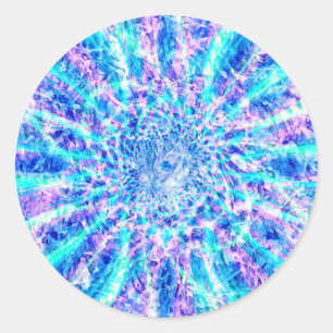 Sticker Rond Baies de glace