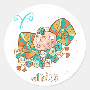 Sticker Rond Baies Fluffées
