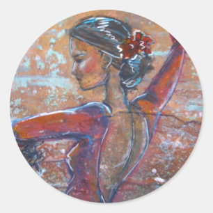 Sticker Rond Bailaora