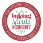Baking Spirits Bright Personnalisé Vacances Baking