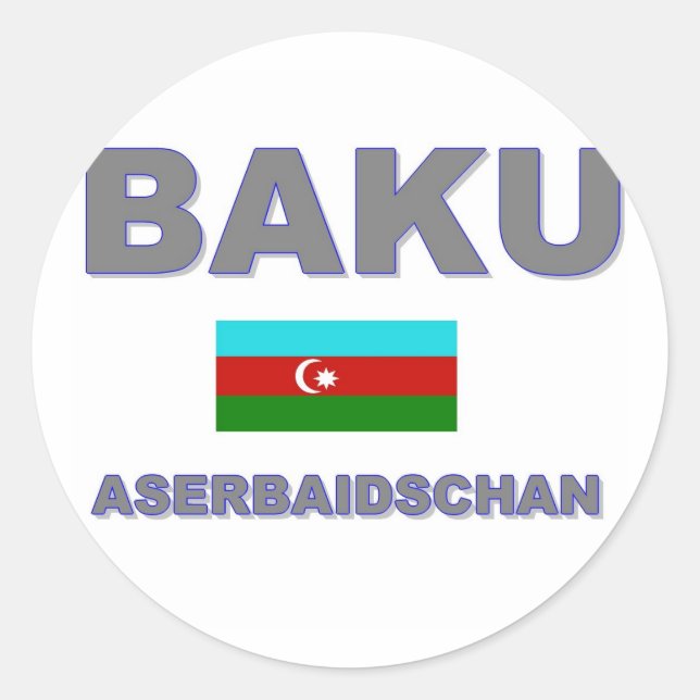 Sticker Rond Bakou (Devant)