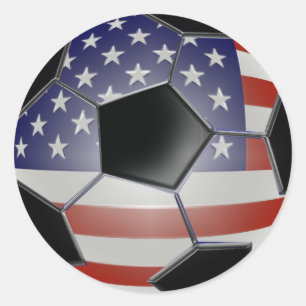 Sticker Rond Bal de football américain