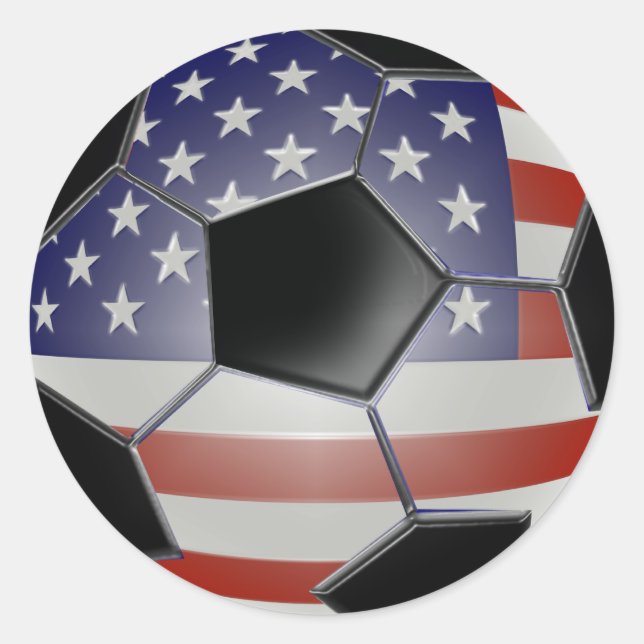 Sticker Rond Bal de football américain (Devant)