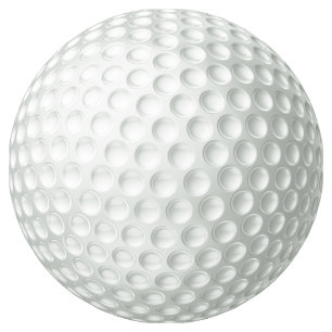 Sticker Rond Bal de golf