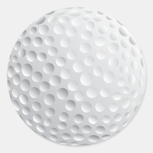 Sticker Rond Bal de golf (Devant)