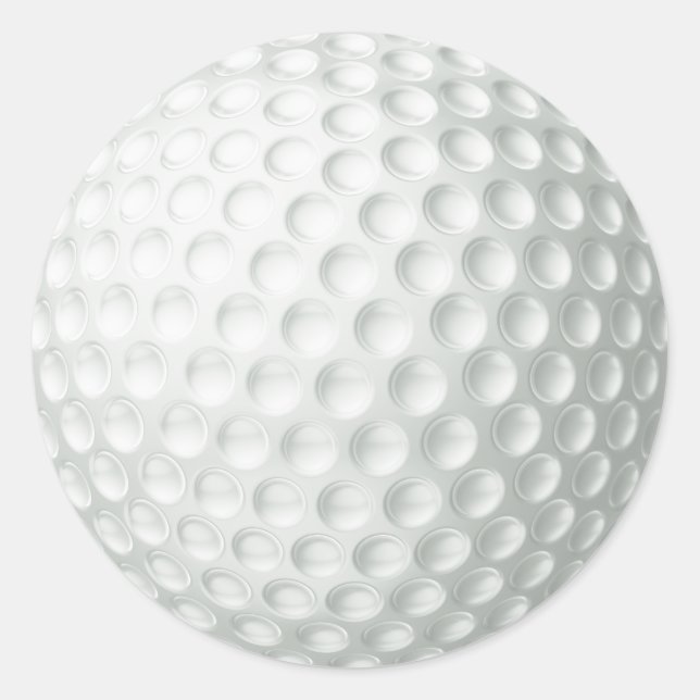Sticker Rond Bal de golf (Devant)