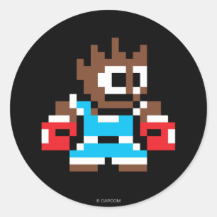 Sticker Rond Balancier à 8 bits