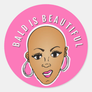 Sticker Rond Bald est magnifique