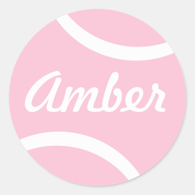 Sticker Rond Ball de tennis (Devant)