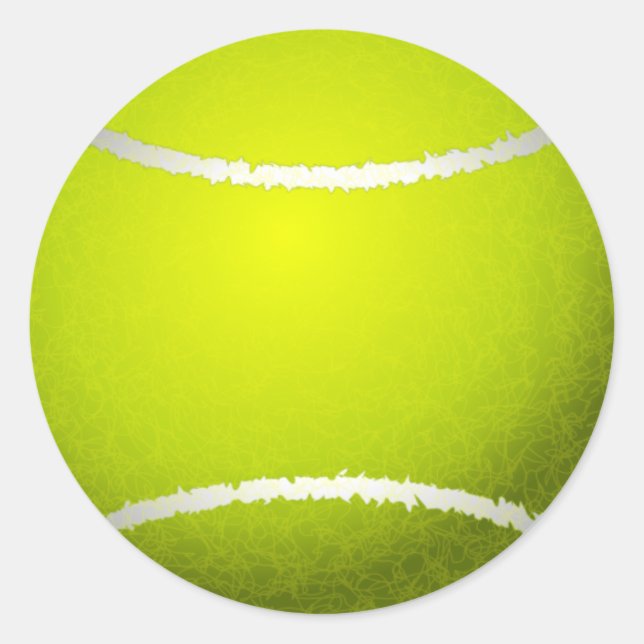 Sticker Rond Ball de tennis (Devant)