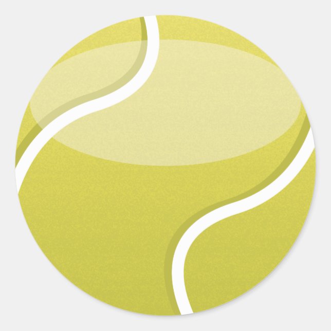 Sticker Rond Ball de tennis (Devant)