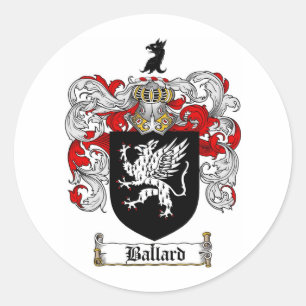 STICKER ROND BALLARD FAMILLE CREST - BALLARD BALLARD