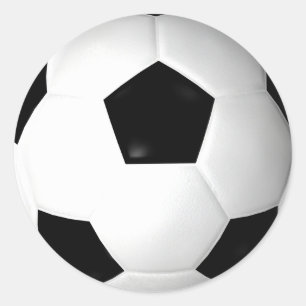 Sticker Rond Balle de football ( football )