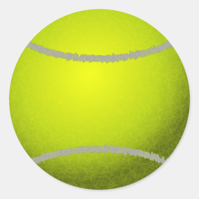 Sticker Rond Balle de tennis (Devant)