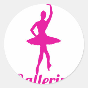 Sticker Rond Ballerine