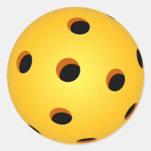 STICKER ROND BALLES DE PICKLEBALL