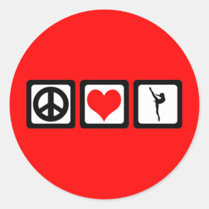 Sticker Rond Ballet